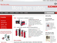 Tablet Screenshot of euchner.cz