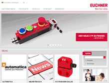 Tablet Screenshot of euchner.de